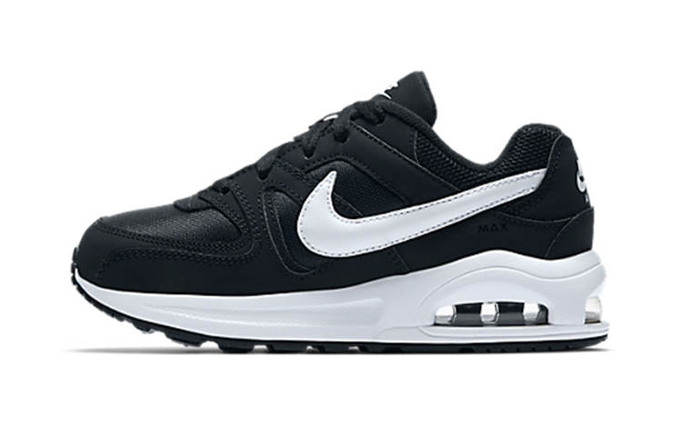 Nike Nike Air Max Command Fle Comfortable And Trendy Low top Kids Lifestyle Shoes Black White Children Aged 3 7 Years Old