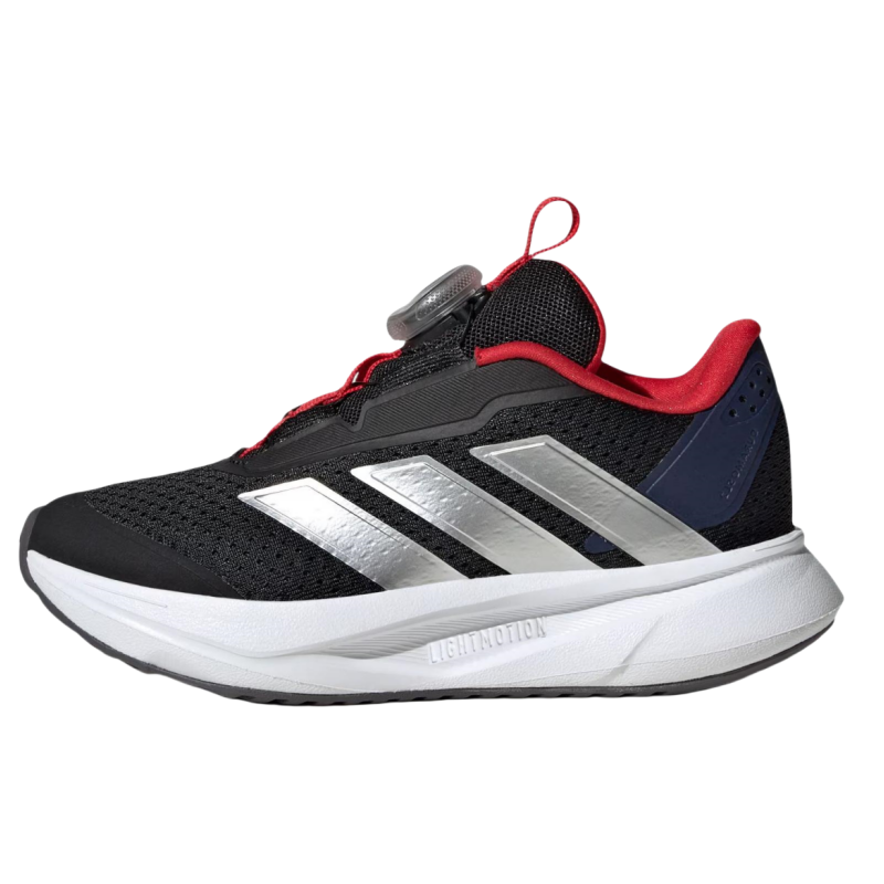 Adidas Adidas DURAMO SL 2.0 Cushioning, Wear Resistant Low top Casual Shoes Black/Metallic Silver/Light Scarlet Kids'