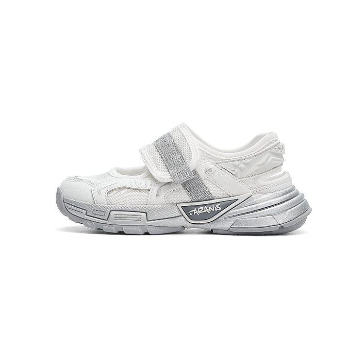 TARANIS Kids' Running Shoes White/Gray Children Aged 3 7 Years Old