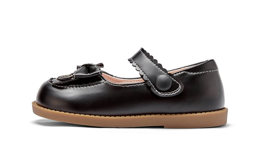 DAVE&BELLA Microfiber Leather Slip Resistant, Abrasion Resistant, Lightweight Low top Kids' Leather Shoes