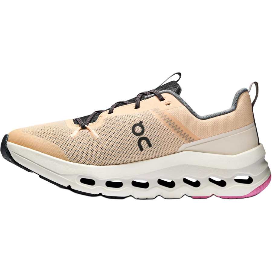 On Cloudleap Slip Resistant Abrasion Resistant Low top Kids Lifestyle Shoes Gold Teenagers
