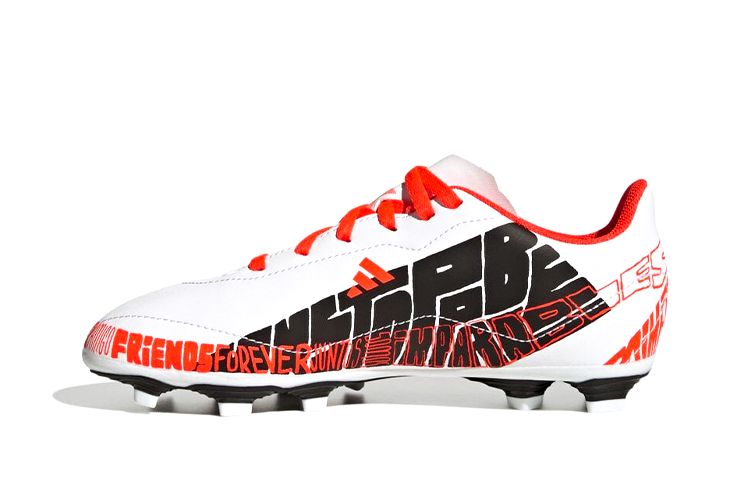 Adidas Adidas Messi.4 AI1 J Slip Resistant Cushioning Abrasion Resistant Coverage Low top Kids' Soccer Shoes White Red