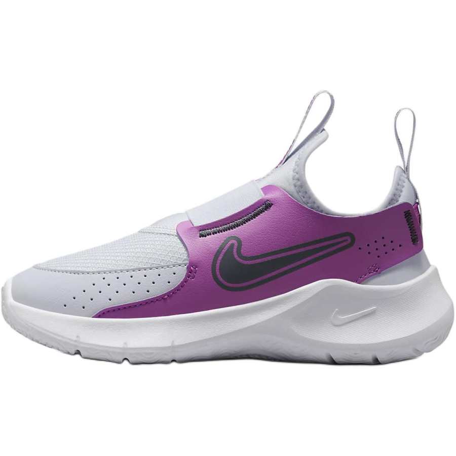 Nike Nike Flex Runner 3 Slip Resistant Abrasion Resistant Low top Kids' Running Shoes Gray Children Aged 3 7 Years Old