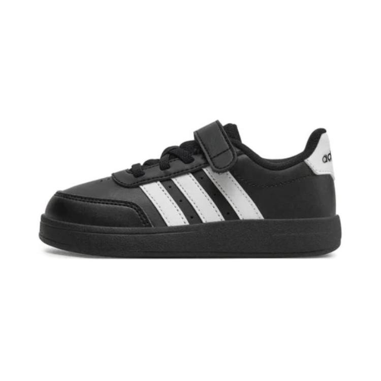 Adidas Adidas BREAKNET 2.0 Slip Resistant Abrasion Resistant Low top Kids' Skateboarding Shoes Black