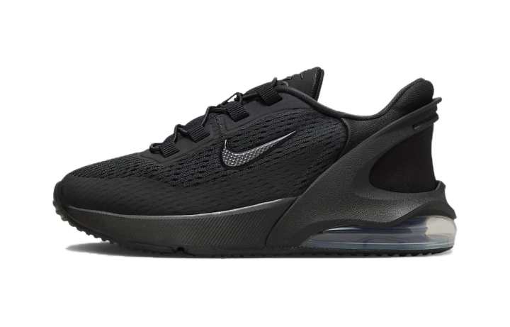 Nike Nike Air Max 270 Abrasion Resistant Breathable Low top Kids' Running Shoes Black Children Aged 3 7 Years Old
