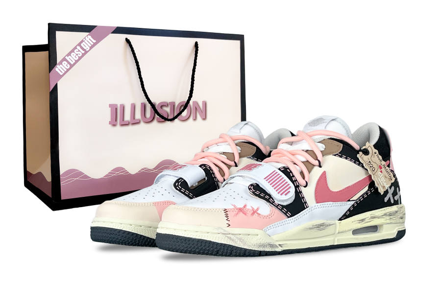 Jordan Jordan Legacy 312 Dreamland, Cherry Blossom Dream, Special Packaging Slip Resistant Cushioning Low top