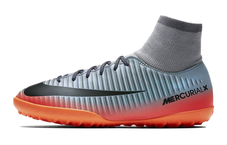 Nike Nike Mercurial Victory Slip Resistant Cushioning Abrasion Resistant Mid top Kids' Soccer Shoes Kids'