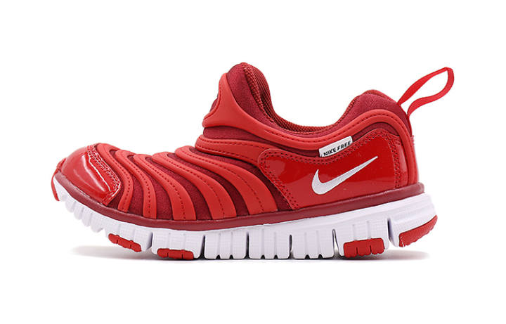 Nike Nike Dynamo Free Comfortable Low top Kids Lifestyle Shoes White Red Children Aged 3 7 Years Old