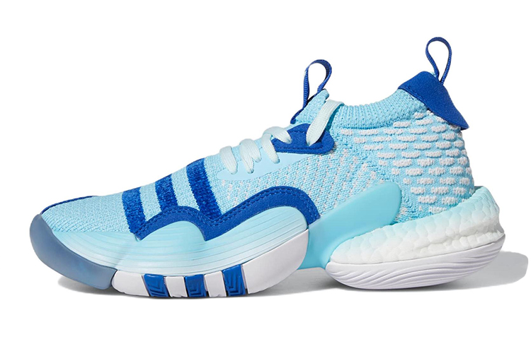 Adidas Adidas Trae Young 2.0 Fabric Mid top Children's Basketball Shoes Blue