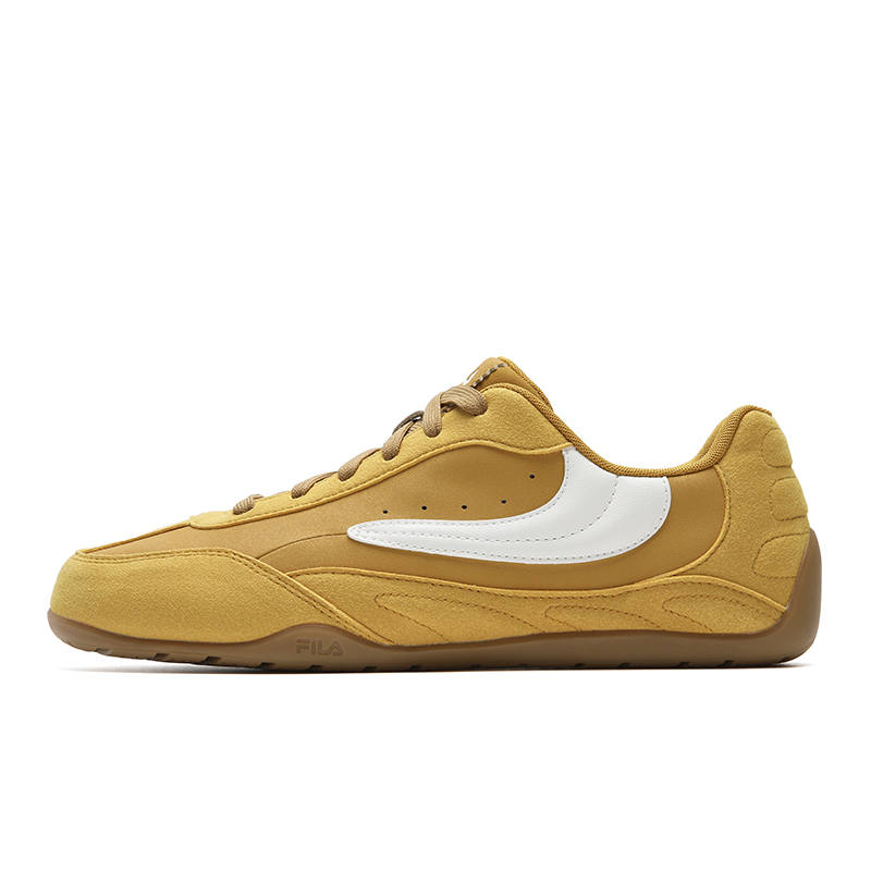 FILA HYPER Cushioning Coverage Lightweight Low top Casual Shoes Men's Tea Yellow Umber
