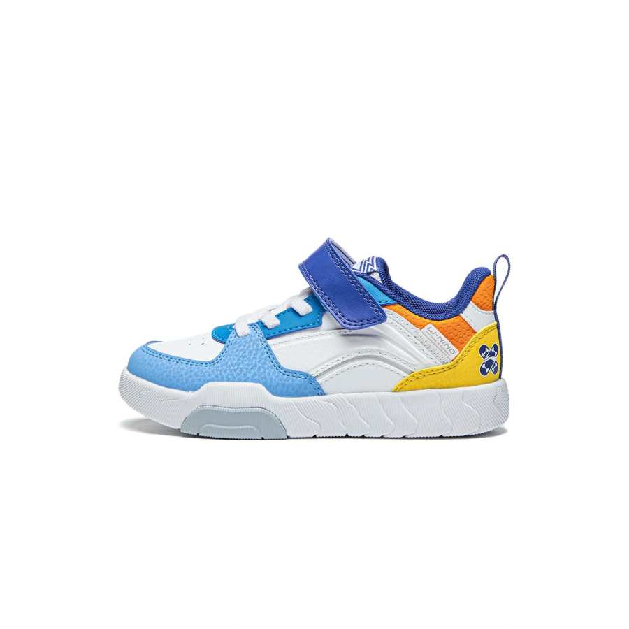 Li-Ning YOUNG Li Ning YOUNG Sportlife Synthetic Leather Abrasion Resistant Low top Kids Lifestyle Shoes