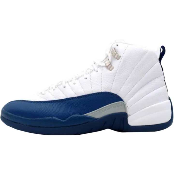 Jordan Jordan Air Jordan 12 Mid top Basketball Shoes Blue White Unisex
