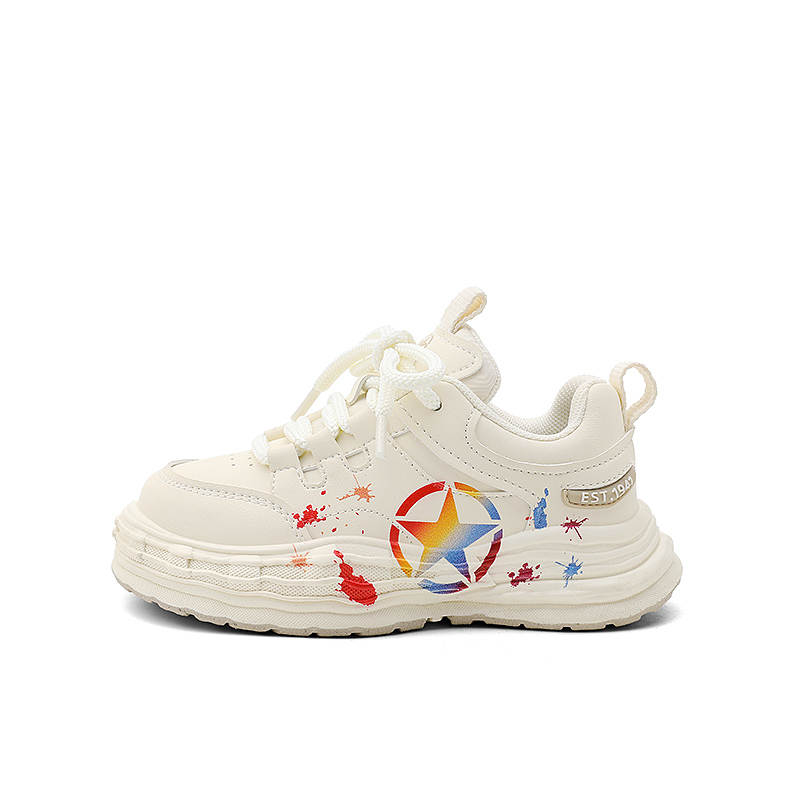 Jeep Athletic Shoes Synthetic Leather Kids Lifestyle Shoes White Kids'