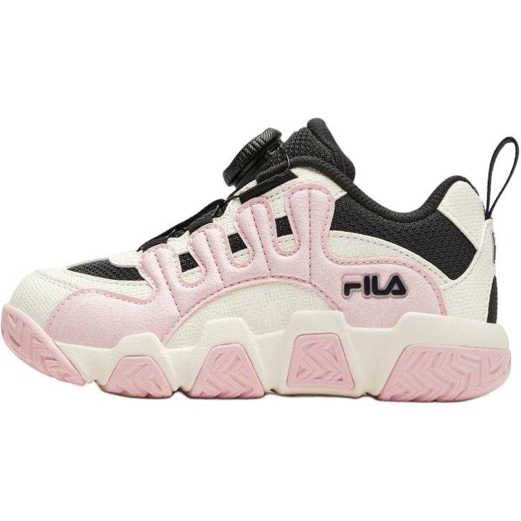 FILA KIDS Classic Culture Low top Children's Basketball Shoes Legend Blue/Milk White Children Aged 3 7 Years Old
