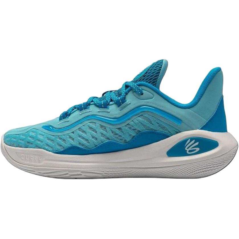 Under Armour Curry 11 MOUTHGUARD Low top Children's Basketball Shoes Blue Kids'