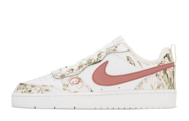 Nike Nike Court Borough Vintage Rose Leather Slip Resistant Cushioning Height Increasing
