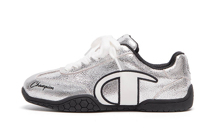 Champion Kids Vintage Racing Shoes Low top Kids Lifestyle Shoes Crackled Silver Kids'