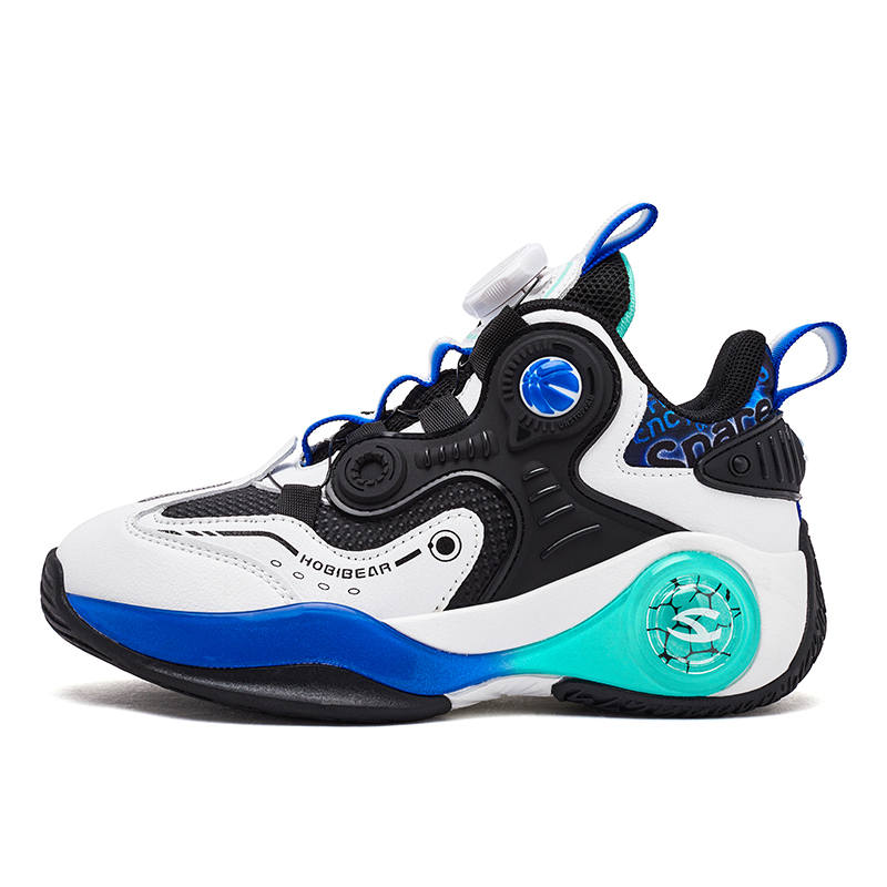 HOBIBEAR Slip Resistant Cushioning Rebound Slip Resistant Cushioning Rebound Children's Basketball Shoes Teenagers