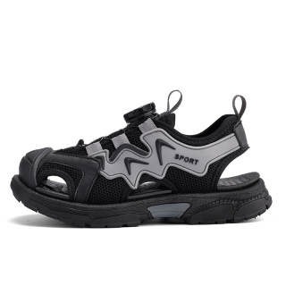 LONGDUIZHANG Mesh Slip Resistant, Abrasion Resistant, Breathable, Lightweight, Cushioning, Anti Kick Low top Sandal