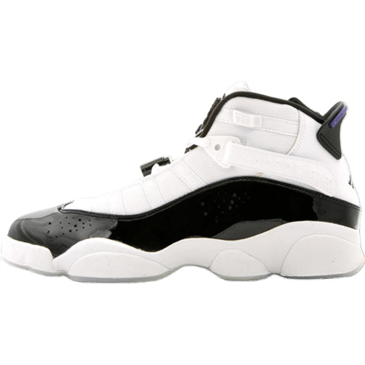 Jordan Jordan Air Jordan 6 High top Basketball Shoes White Black Unisex