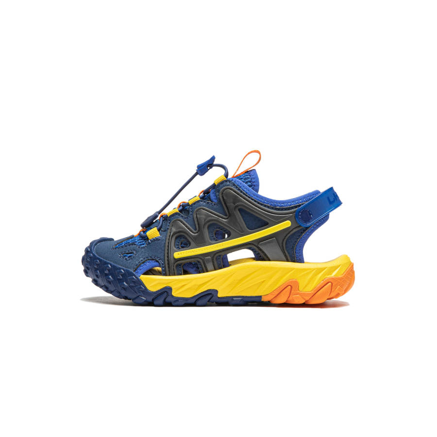 Li-Ning YOUNG Li Ning YOUNG Long Journey Drawstring Sandal Navy Blue Black Teenagers