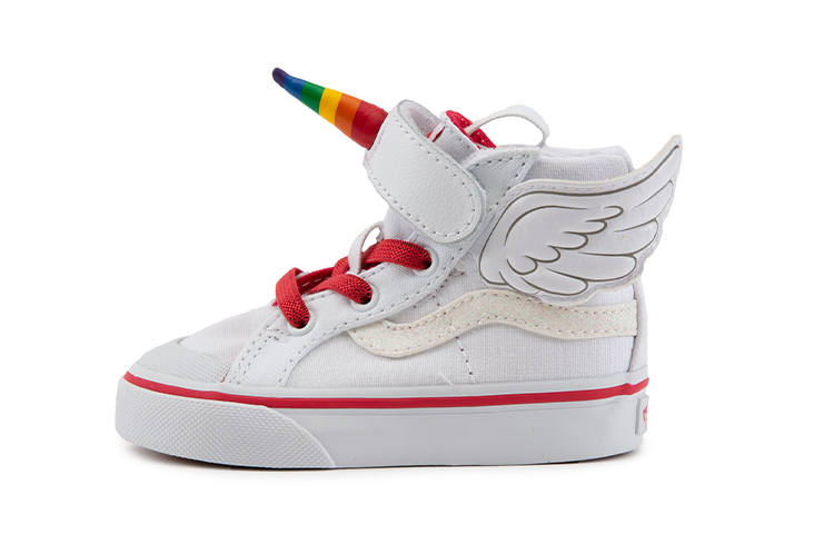 Vans SK8 Reissue 138 V Comfortable High top Toddler Shoes White Infant And Toddler
