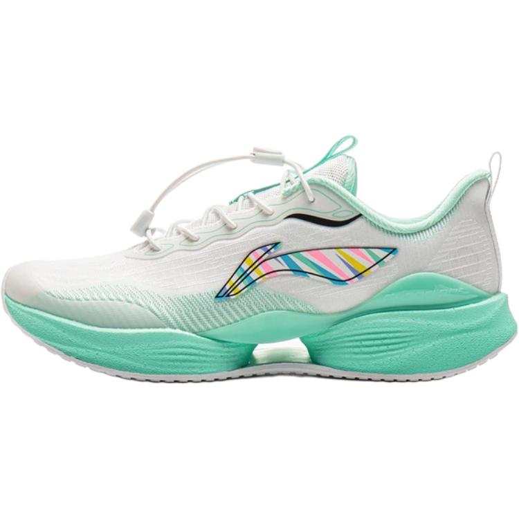 Li-Ning YOUNG Li Ning YOUNG Running Low top Running Shoes White Green Teenagers