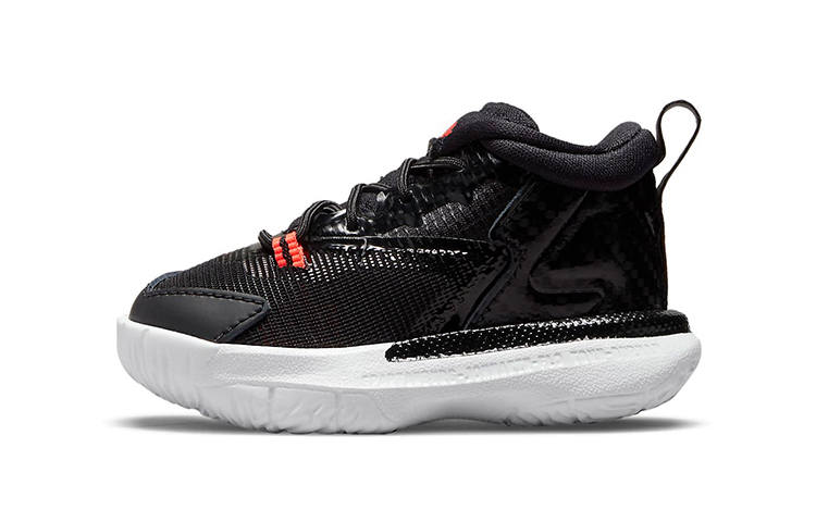 Jordan Jordan Zion 1 Infrared Zion Infrared Mid top Toddler Shoes Black Infant And Toddler