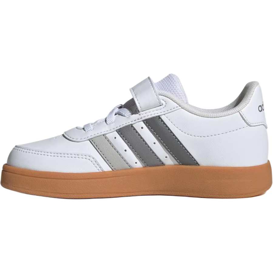 Adidas Adidas BREAKNET 2.0 Low top Kids' Skateboarding Shoes White/Gray/Resin Yellow Kids'