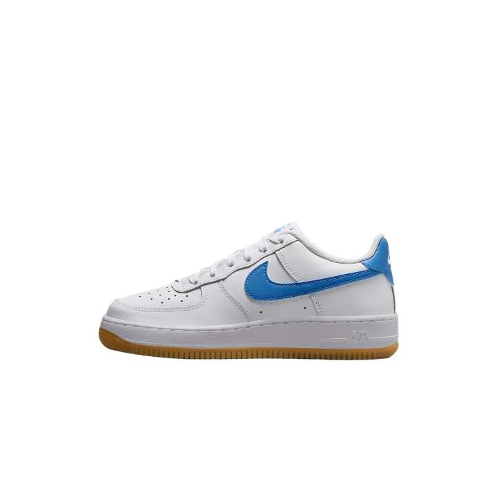 Nike Nike Air Force 1 Low top Casual Shoes White/Dark Light Brown/Blue Unisex
