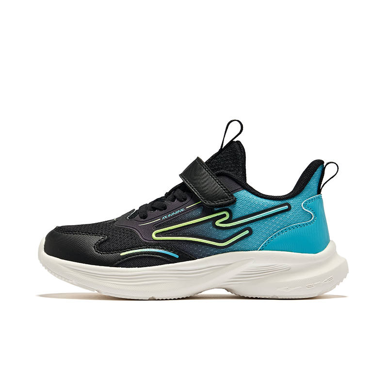 ERKE KIDS ERKE KIDS' Running Shoes Jet Black/French Blue Kids'