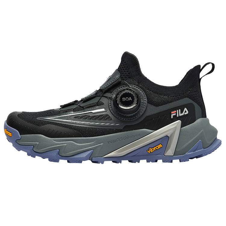FILA KIDS BOA Serpent Leopard Shoes Slip Resistant Abrasion Resistant Slip Resistant Abrasion Resistant Low top