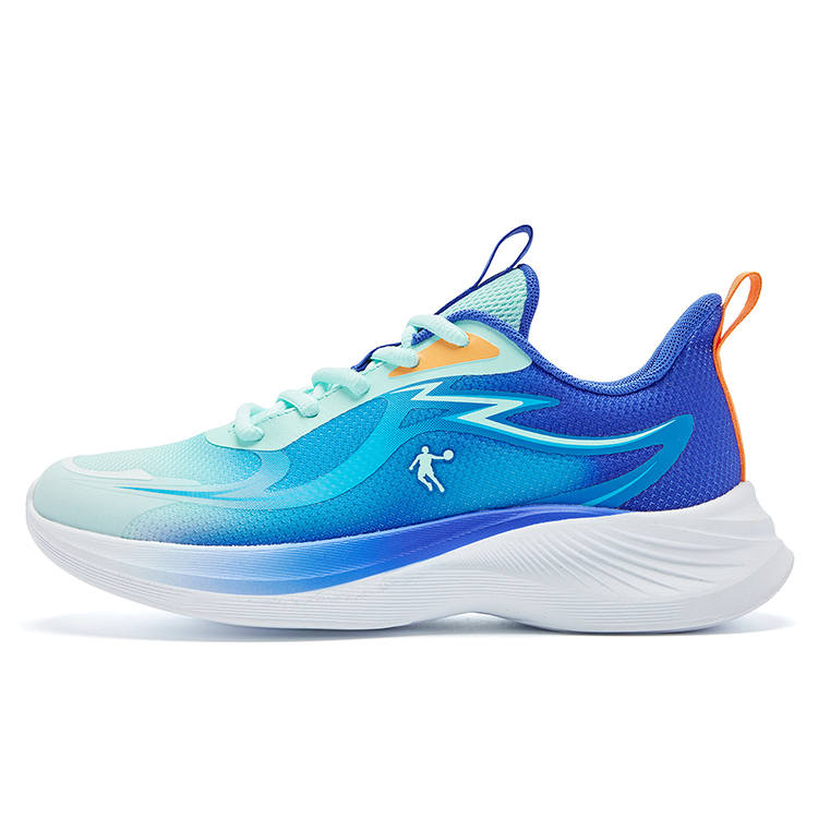 QIAODAN Light Speed 1.0 Fabric Low top Running Shoes Blue Unisex