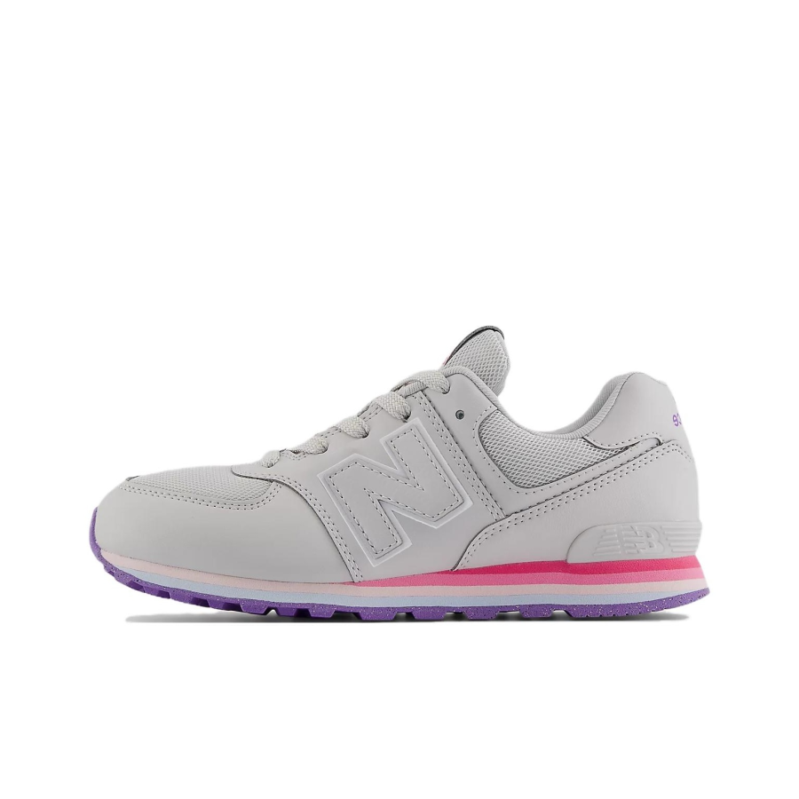 New Balance New Balance NB 574 Abrasion Resistant Low top Kids' Running Shoes Gray Teenagers