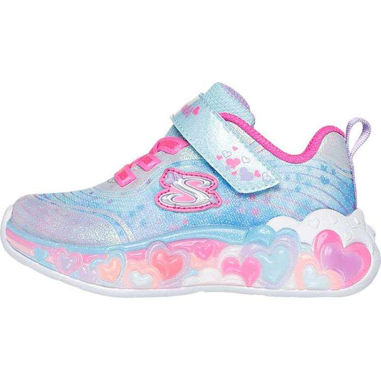 Skechers Kids Abrasion Resistant Low top Toddler Shoes Blue Pink Infant And Toddler