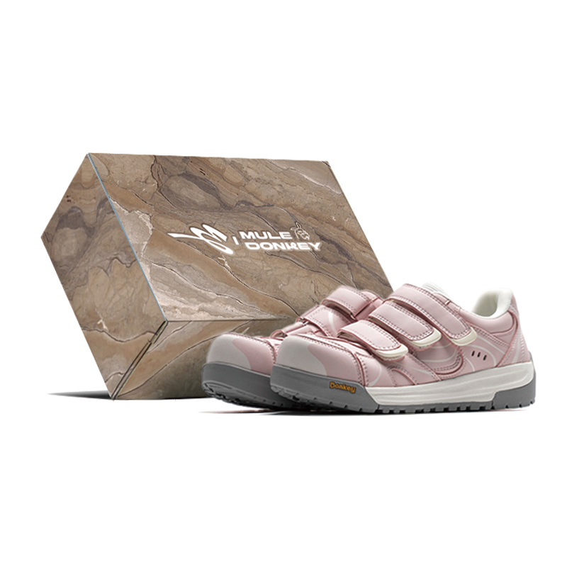 Mule Donkey Pu Lightweight Low top Skateboard Shoes Unisex Baby Pink Box Included