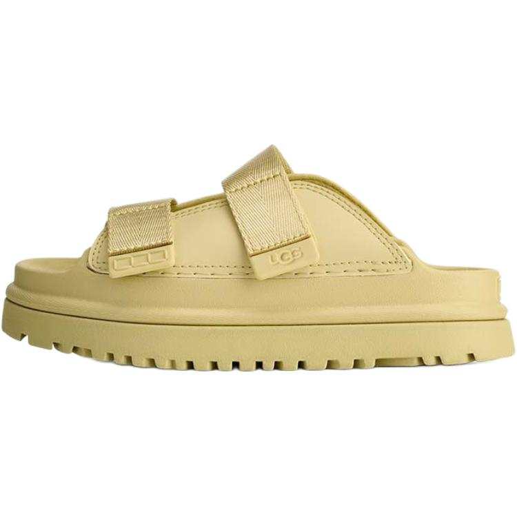 UGG Kids' UGG GoldenGlow EVA Slip Resistant Abrasion Resistant Kids' Home Slippers Light Gold