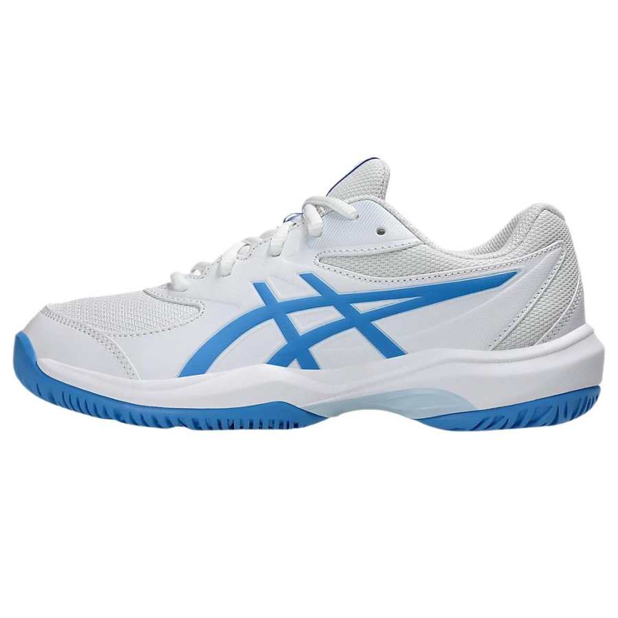 Asics Abrasion Resistant Low top Kids Lifestyle Shoes White/Blue Kids'
