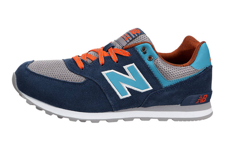 New Balance New Balance NB 574 Low top Kids' Running Shoes Blue Orange Teenagers