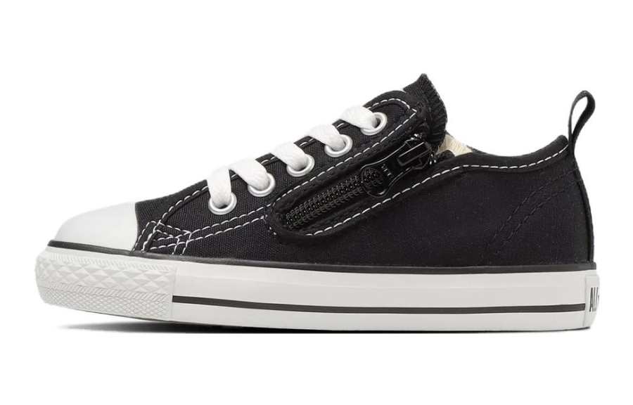 Converse All Star N Z OX Comfortable Low top Kids Canvas Shoes Black White Japan Version Teenagers