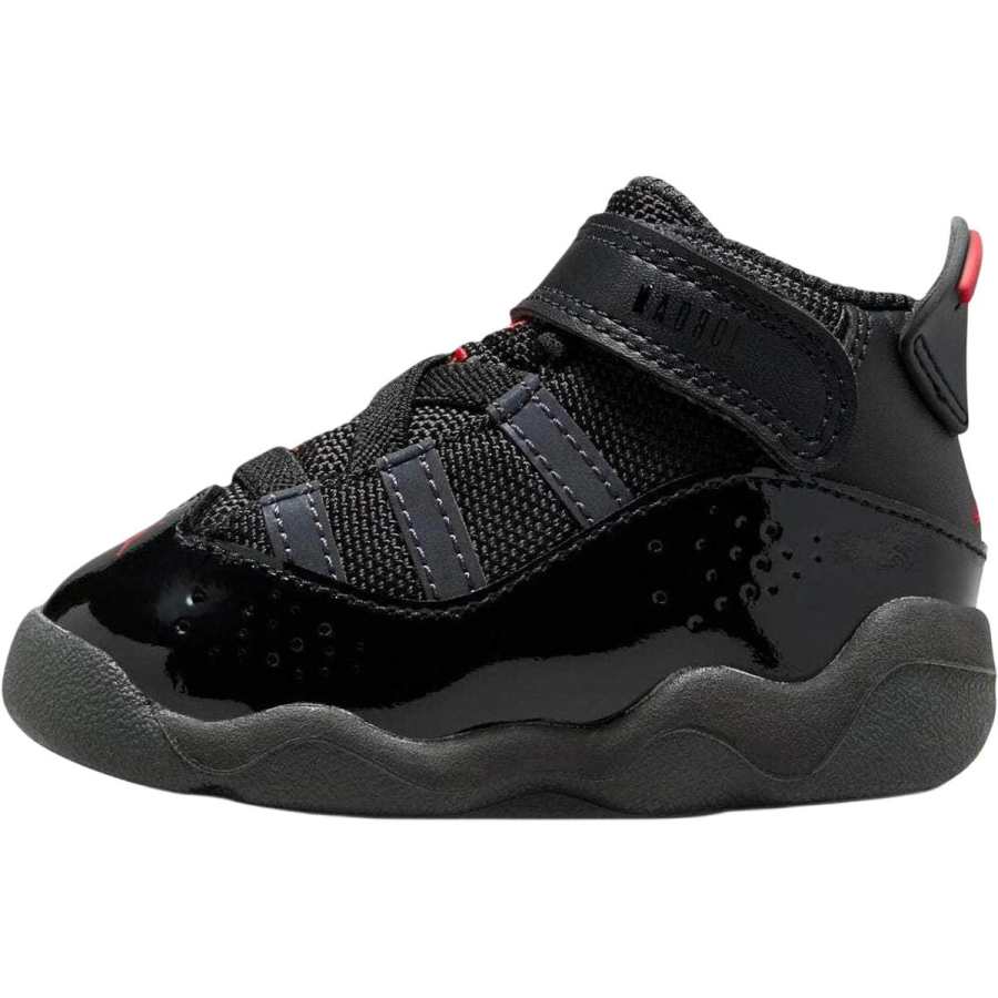 Jordan Jordan Air Jordan 6 Slip Resistant Abrasion Resistant Low top Toddler Shoes Black Infant And Toddler