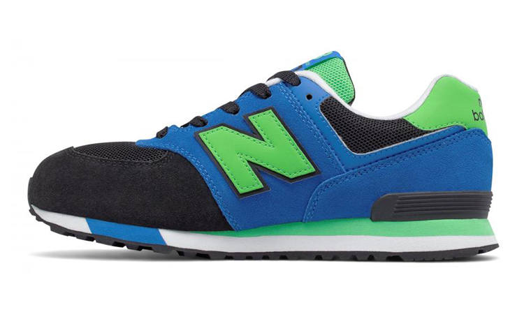 New Balance New Balance NB 574 Low top Kids' Running Shoes Black Blue Green Teenagers