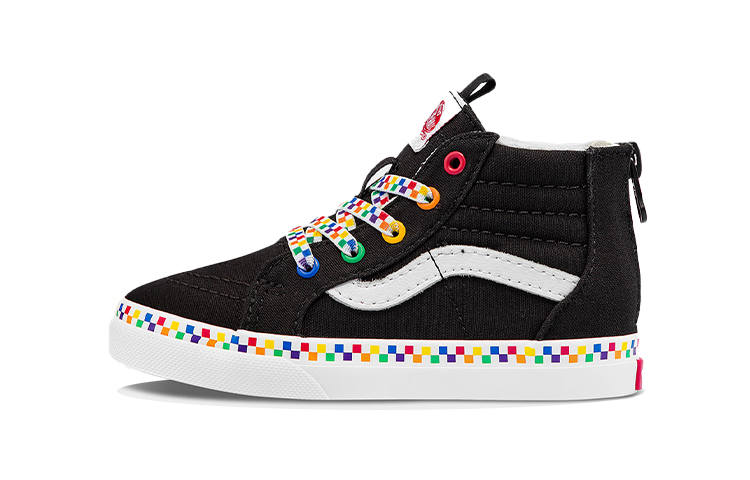 Vans SK8 Canvas Slip Resistant Abrasion Resistant High top Toddler Shoes Infant And Toddler