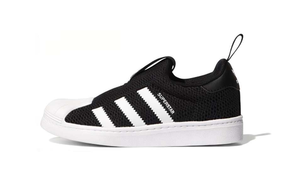Adidas Originals SUPERSTAR 360 Casual Low top Skateboard Shoes Black Infant And Toddler
