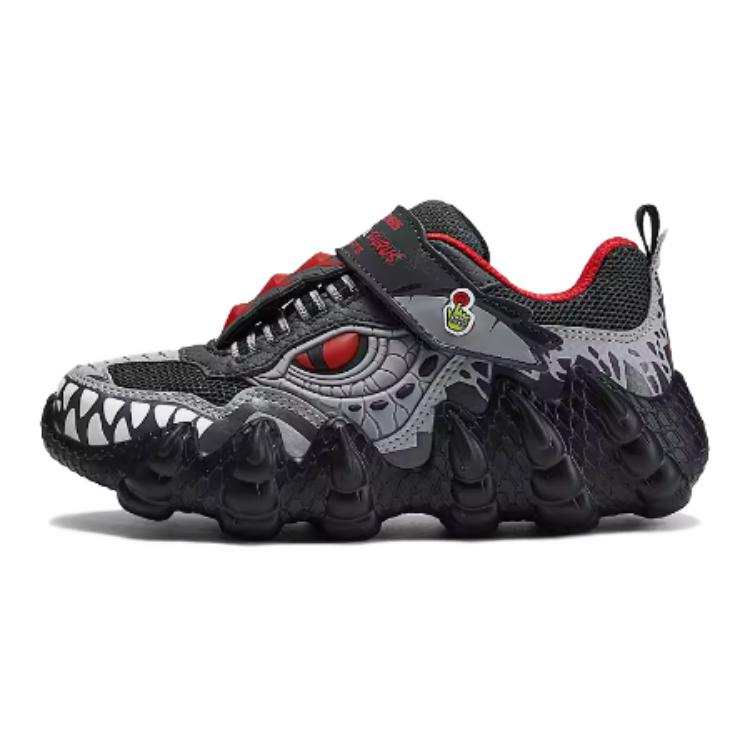 Skechers Low top Kids Lifestyle Shoes Black Gray Red Teenagers