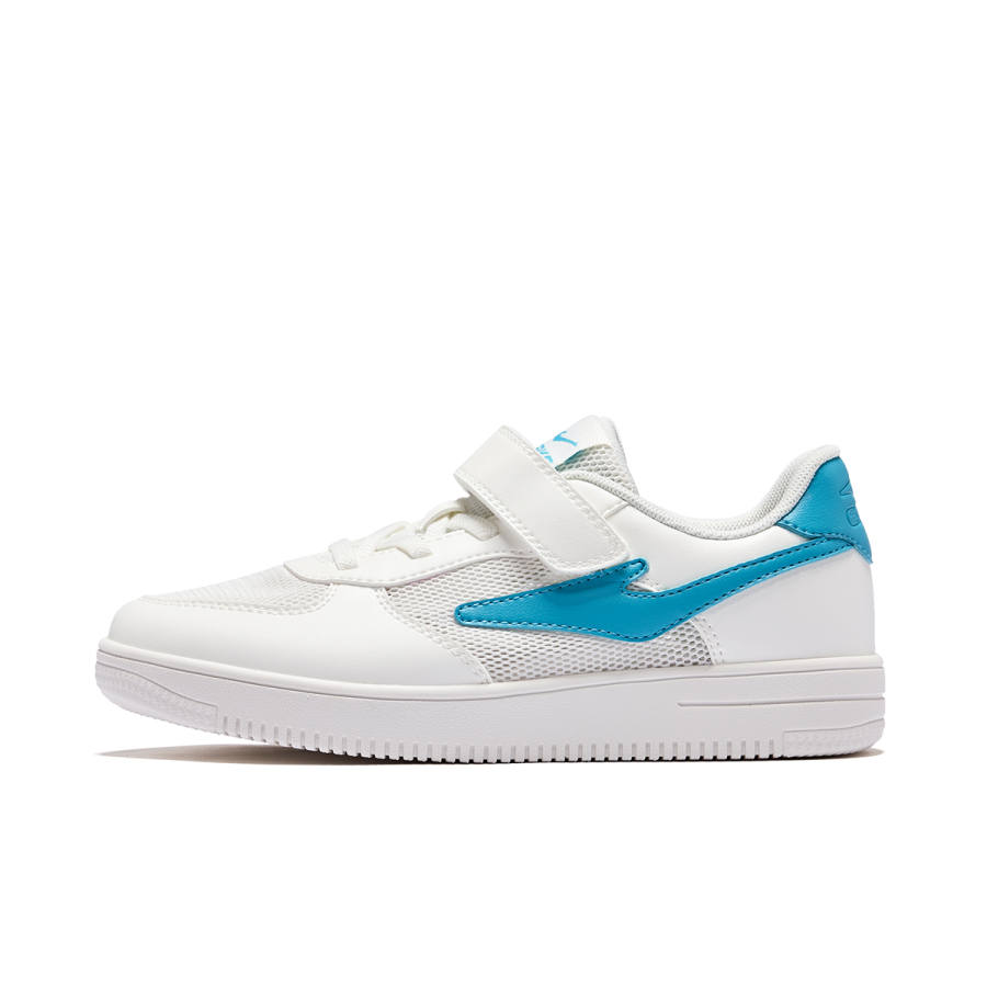 ERKE KIDS Synthetic Leather, Textile Slip Resistant Cushioning Breathable Low top Skateboard Shoes