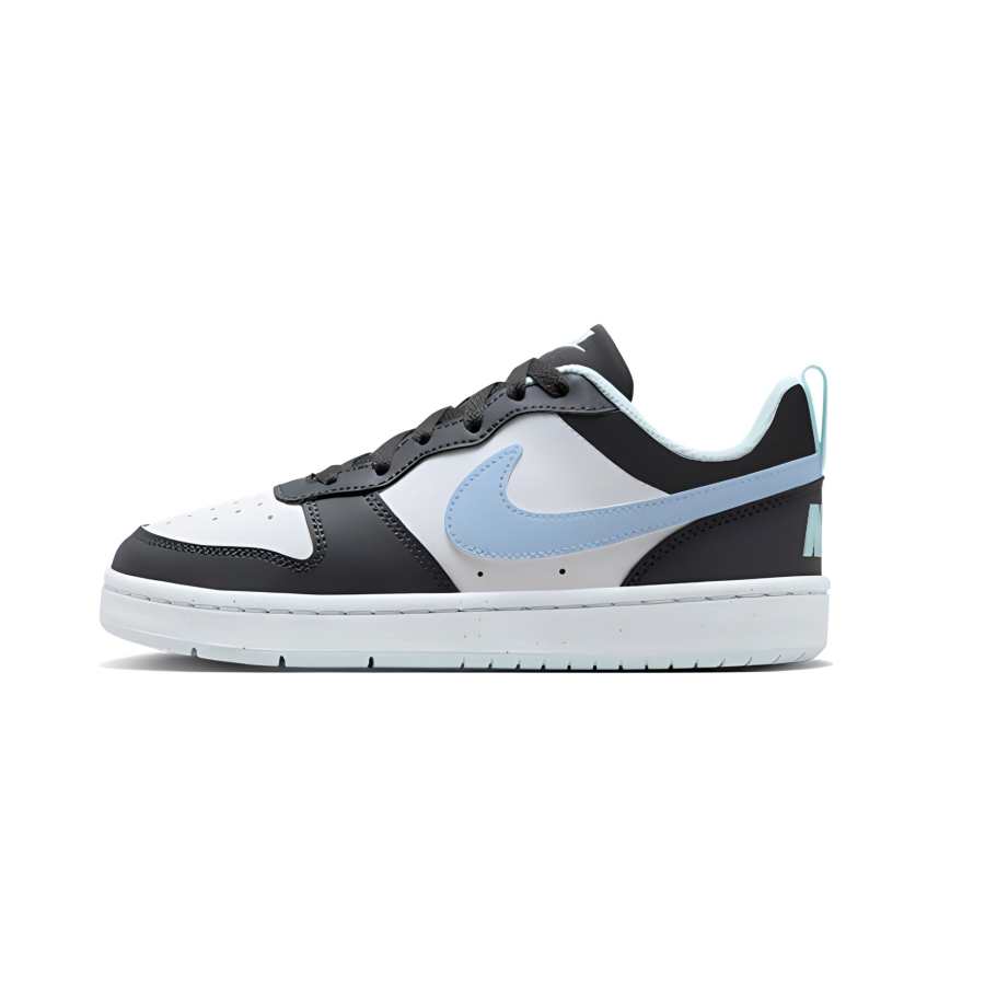 Nike Nike Court Borough Slip Resistant Abrasion Resistant Low top Kids' Skateboarding Shoes Black Teenagers