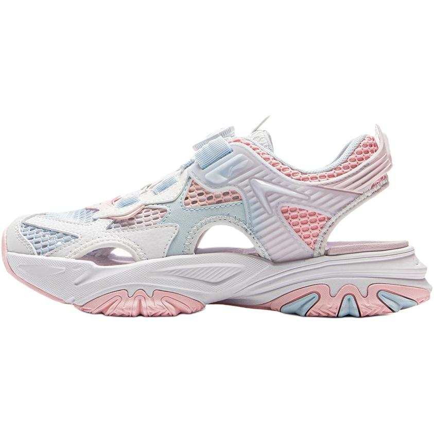 Li-Ning YOUNG Li Ning YOUNG Sports Life Collection Comfortable And Lightweight Low top Sandal White Pink Teenagers