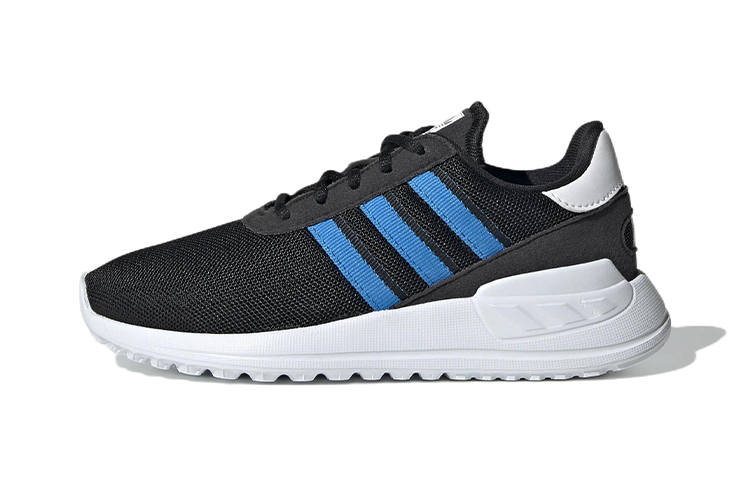 Adidas Originals La Trainer Lite Abrasion Resistant Low top Kids Lifestyle Shoes Black White Blue