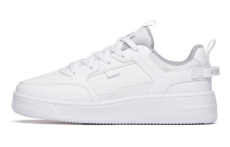 Antakids Comfortable And Trendy Low top Skateboard Shoes White Teenagers